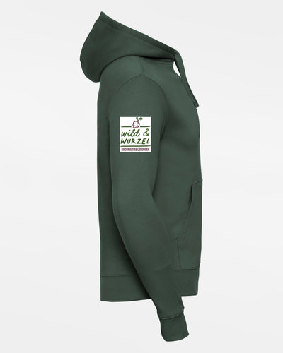 Russell Premium Heavy Zip-Hoodie "Alfeld Greenhorns", dunkelgrün-DIAMOND PRIDE