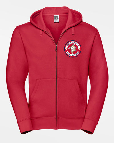 Russell Premium Heavy Zip-Hoodie "Berlin Skylarks", Crest, rot-DIAMOND PRIDE