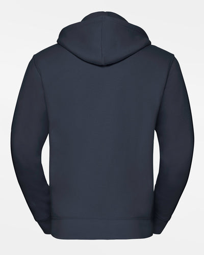 Russell Premium Heavy Zip-Hoodie "Gauting Indians", Crest, navy blau-DIAMOND PRIDE