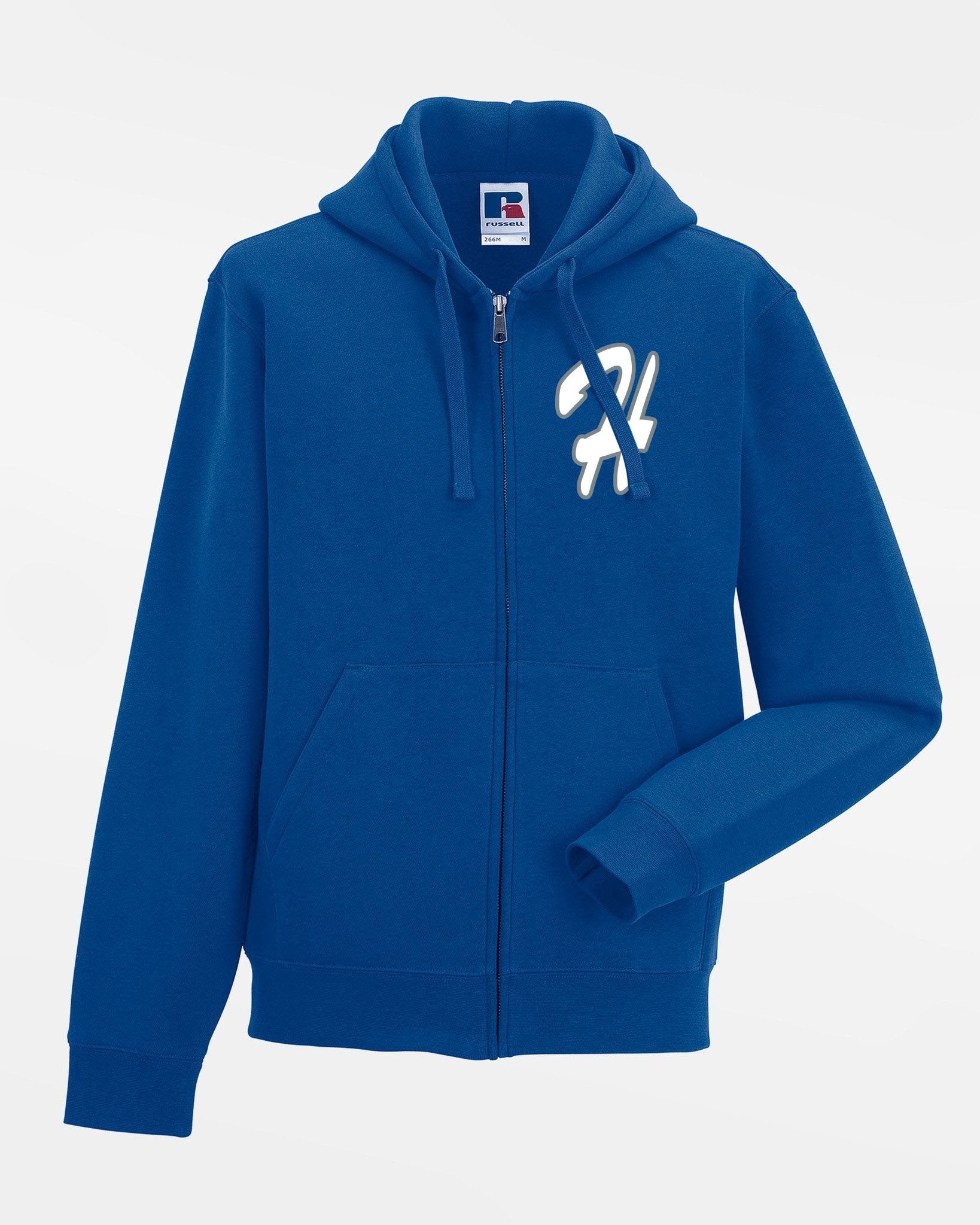 Russell Premium Heavy Zip-Hoodie "Gramastetten Highlanders", royal-blau-DIAMOND PRIDE