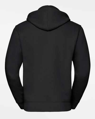 Russell Premium Heavy Zip-Hoodie "Hard Bulls", AllBlack, schwarz-DIAMOND PRIDE