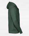 Russell Premium Heavy Zip-Hoodie „Kufstein Vikings“, Crest, dunkelgrün-DIAMOND PRIDE