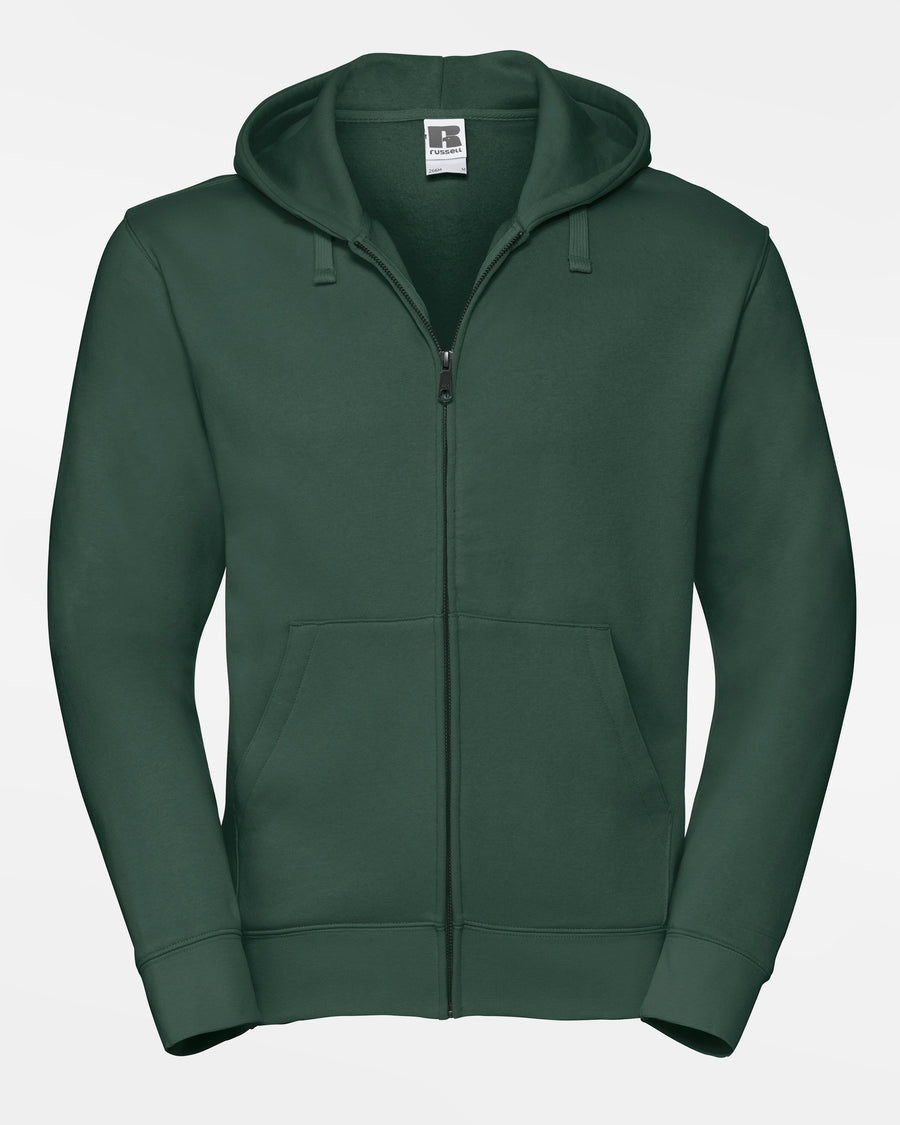 Russell Premium Heavy Zip-Hoodie, dunkelgrün-DIAMOND PRIDE