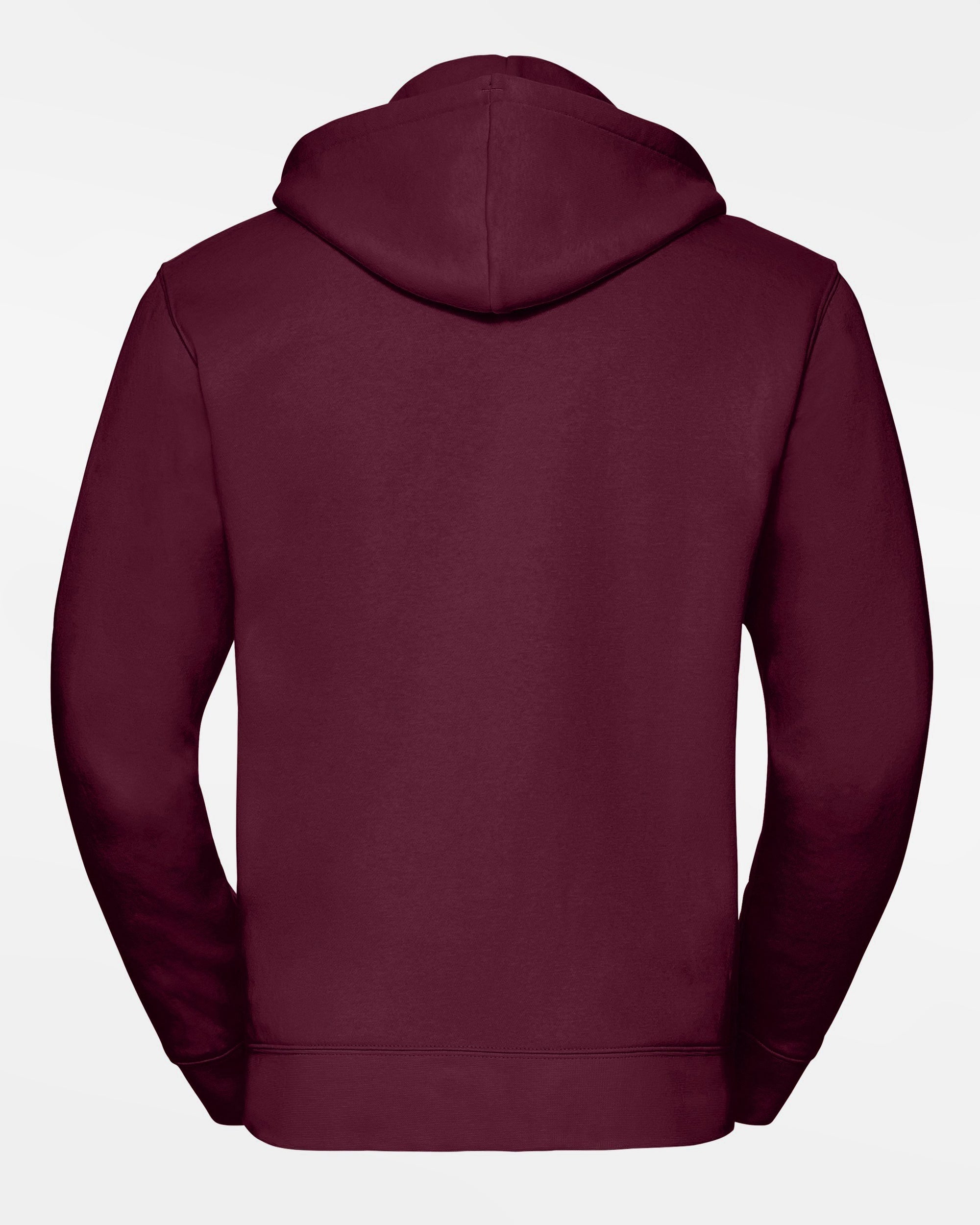 Russell Premium Heavy Zip-Hoodie, maroon rot-DIAMOND PRIDE