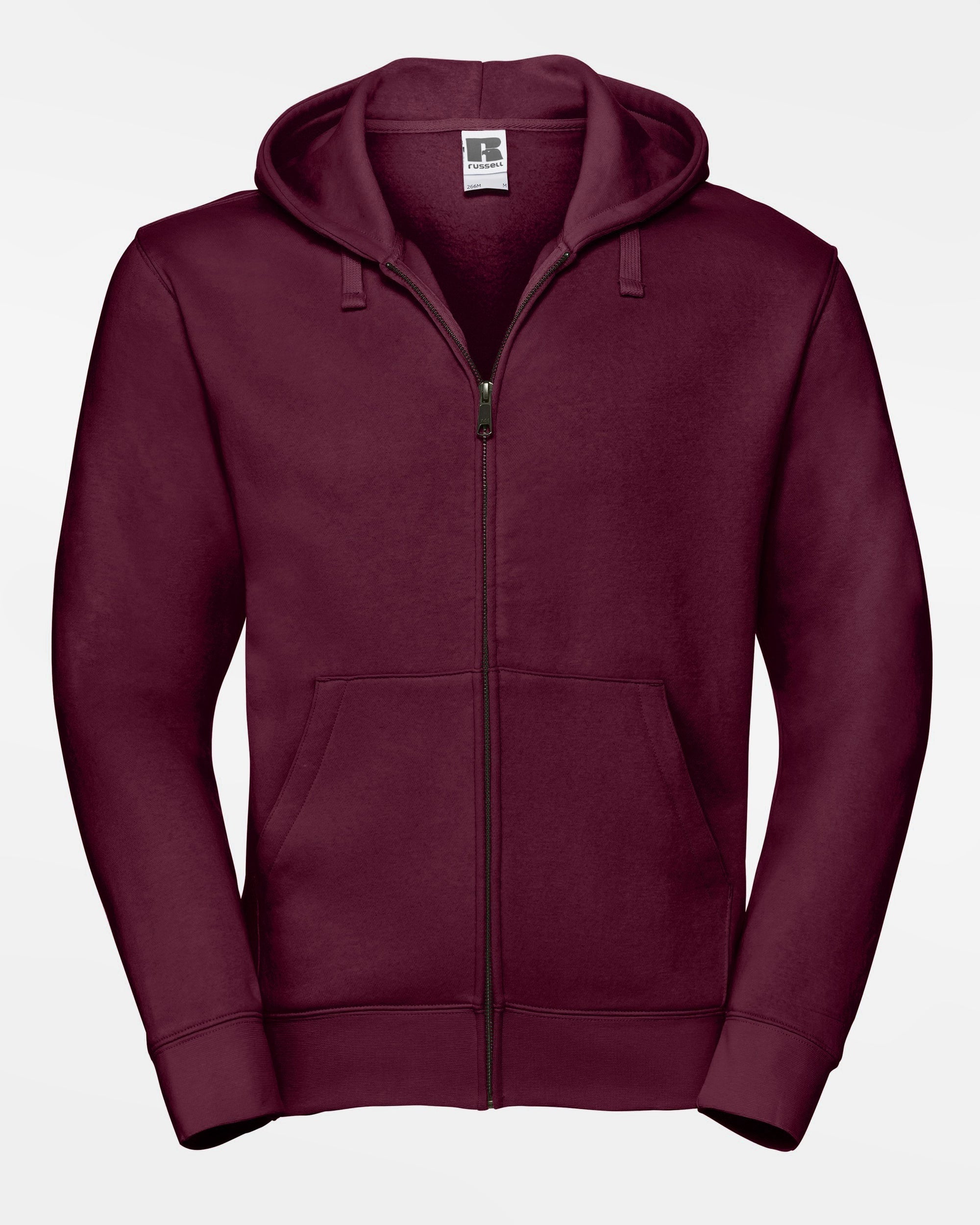 Russell Premium Heavy Zip-Hoodie, maroon rot-DIAMOND PRIDE