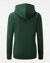 Russell Premium Ladies Heavy Hoodie "Bonn Capitals", Baseball, dunkelgrün-DIAMOND PRIDE