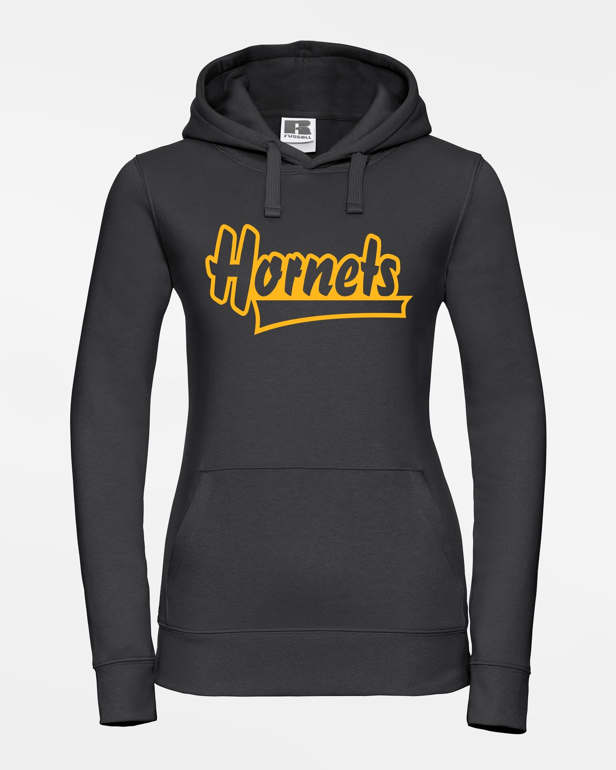 Russell Premium Ladies Heavy Hoodie "Saarlouis Hornets", schwarz-DIAMOND PRIDE