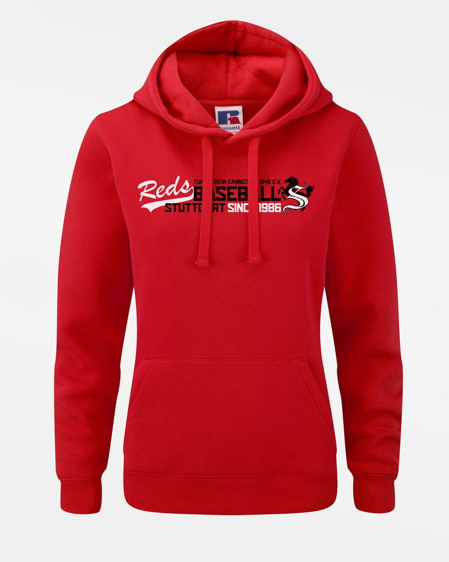 Russell Premium Ladies Heavy Hoodie "Stuttgart Reds", Baseball, rot-DIAMOND PRIDE