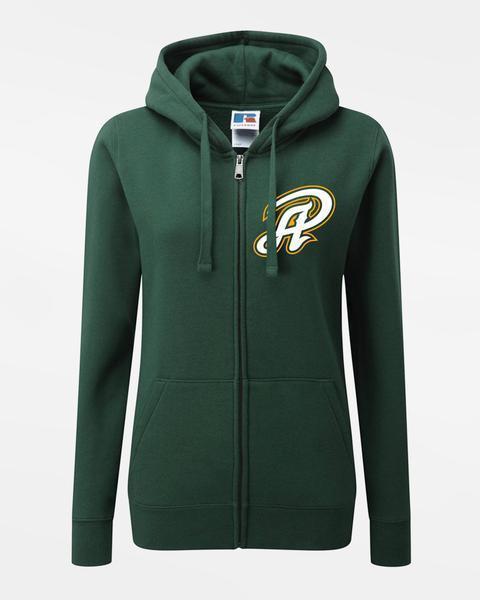 Russell Premium Ladies Heavy Zip-Hoodie "Attnang Athletics", A, dunkelgrün-DIAMOND PRIDE