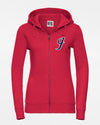 Russell Premium Ladies Heavy Zip-Hoodie "Gauting Indians", Logo, rot-DIAMOND PRIDE
