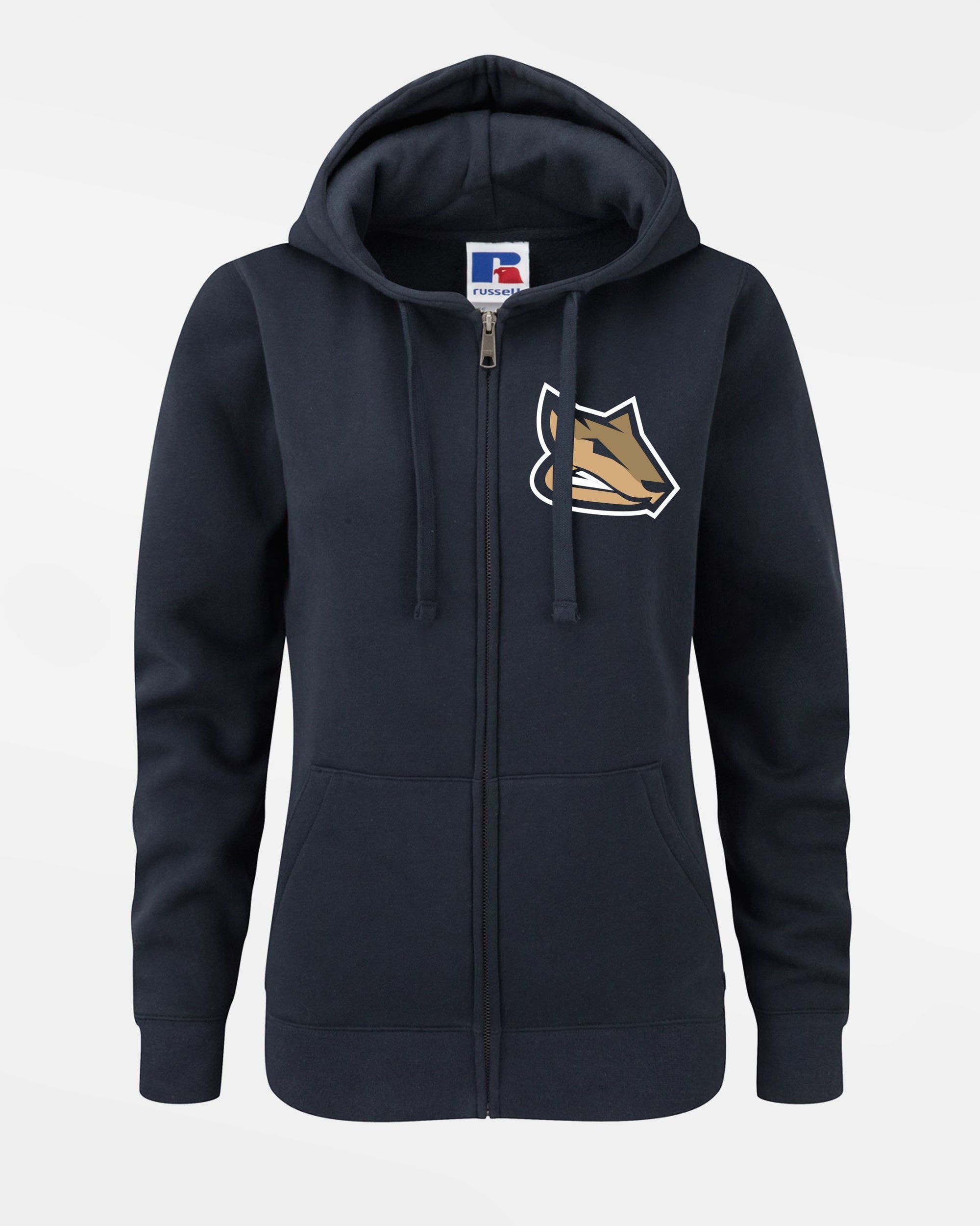 Russell Premium Ladies Heavy Zip-Hoodie "Hagen Chipmunks", navy blau-DIAMOND PRIDE