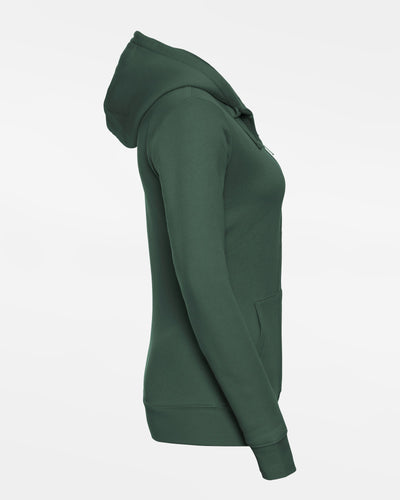 Russell Premium Ladies Heavy Zip-Hoodie "Kufstein Vikings", Crest & Valkyries, dunkelgrün-DIAMOND PRIDE