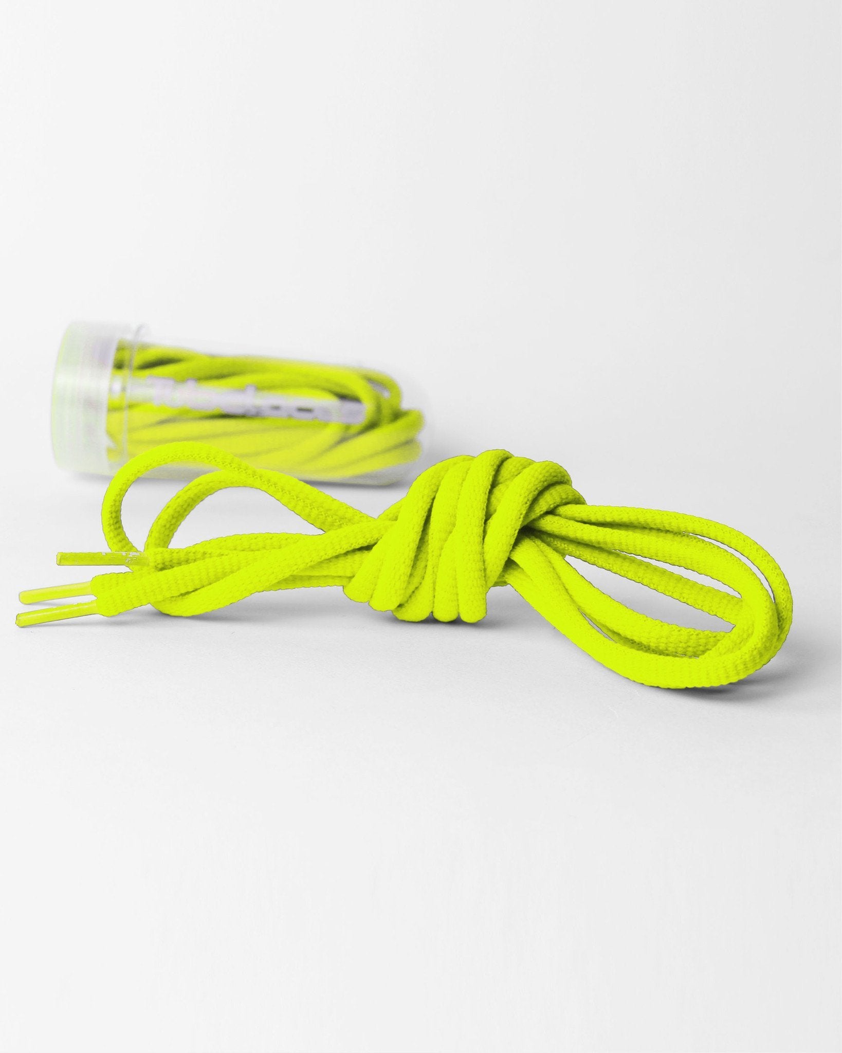 Tube Laces Padded, 130cm, neon gelb-DIAMOND PRIDE