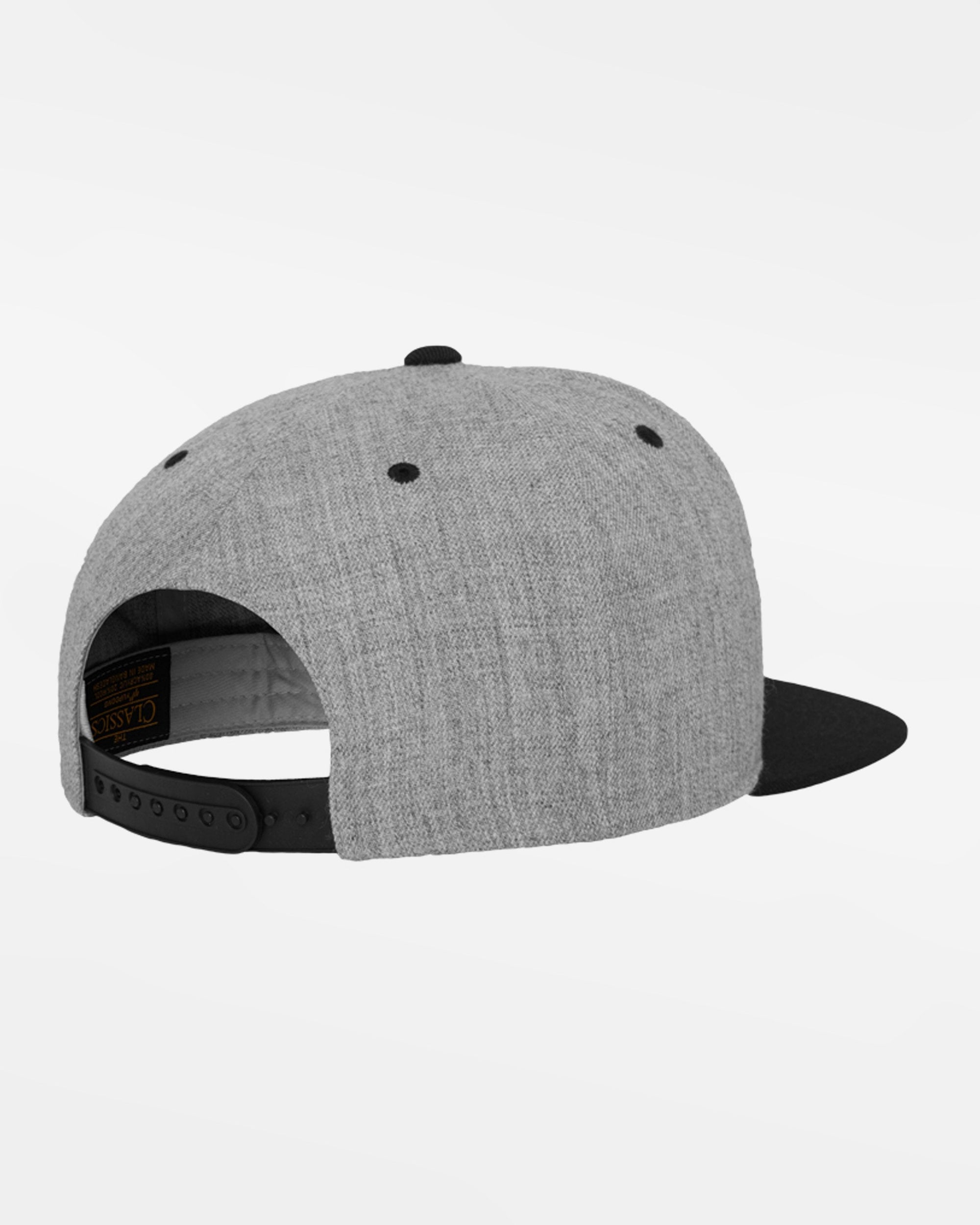 Yupoong Snapback Cap 2-Tone, heather grau-schwarz-DIAMOND PRIDE