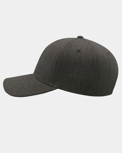 Diamond Pride Basic Curved Snapback Cap, heather-dunkelgrau-DIAMOND PRIDE