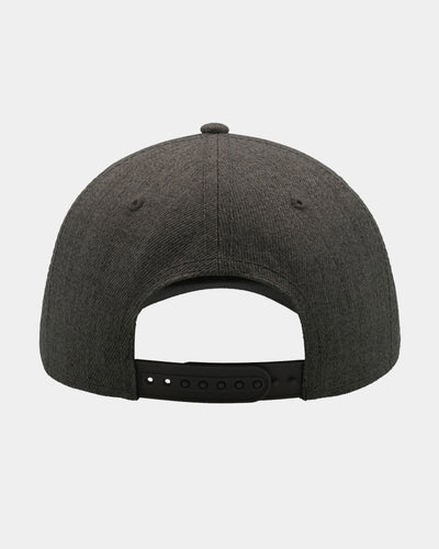 Diamond Pride Basic Curved Snapback Cap, heather-dunkelgrau-DIAMOND PRIDE