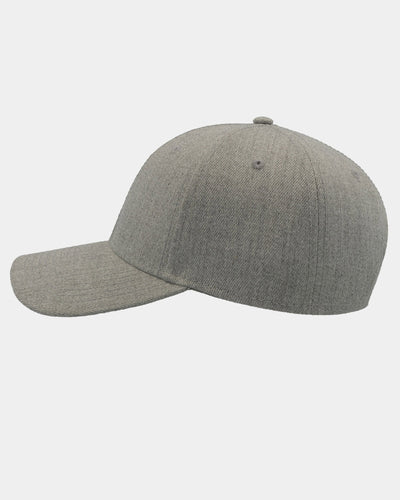 Diamond Pride Basic Curved Snapback Cap, heather-grau-DIAMOND PRIDE