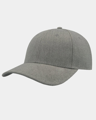 Diamond Pride Basic Curved Snapback Cap, heather-grau-DIAMOND PRIDE