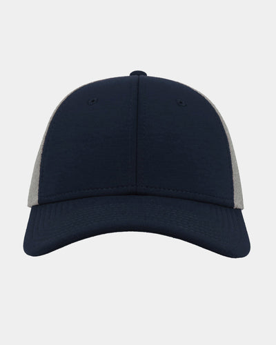 Diamond Pride Premium Contrast Snapback Cap, heather grau-navy blau-DIAMOND PRIDE