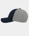 Diamond Pride Premium Contrast Snapback Cap, heather grau-navy blau-DIAMOND PRIDE