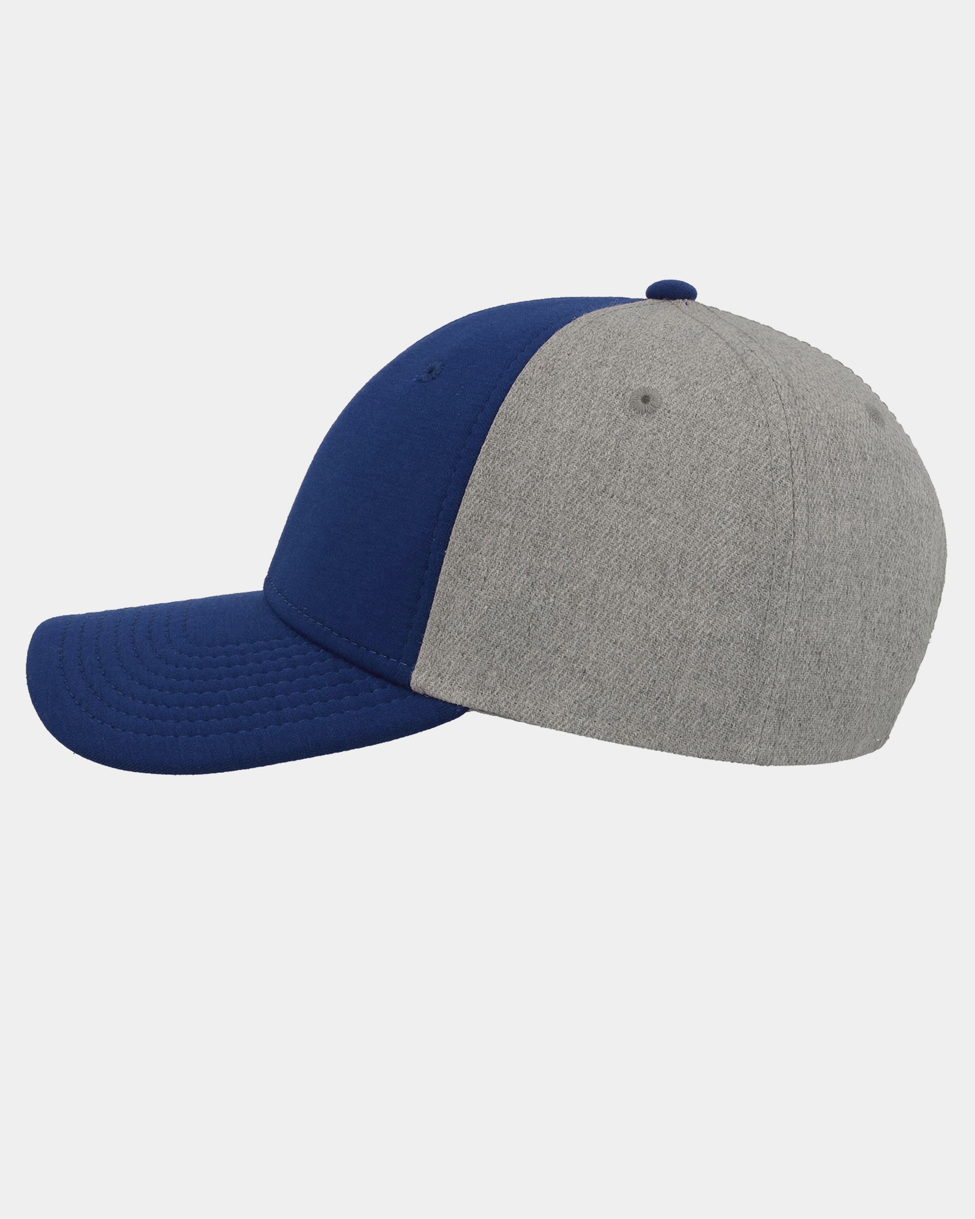 Diamond Pride Premium Contrast Snapback Cap, heather grau-royal blau-DIAMOND PRIDE