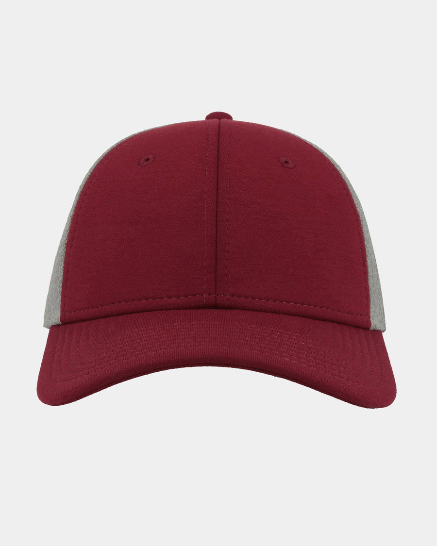 Diamond Pride Premium Contrast Snapback Cap, heather grau-weinrot-DIAMOND PRIDE