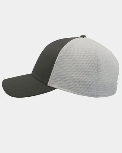 Diamond Pride Premium Contrast Strapback Cap, weiss-dunkelgrau-DIAMOND PRIDE