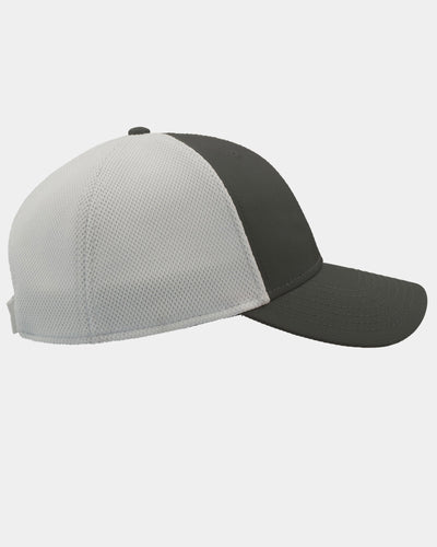 Diamond Pride Premium Contrast Strapback Cap, weiss-dunkelgrau-DIAMOND PRIDE