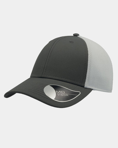 Diamond Pride Premium Contrast Strapback Cap, weiss-dunkelgrau-DIAMOND PRIDE