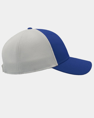 Diamond Pride Premium Contrast Strapback Cap, weiss-royal blau-DIAMOND PRIDE