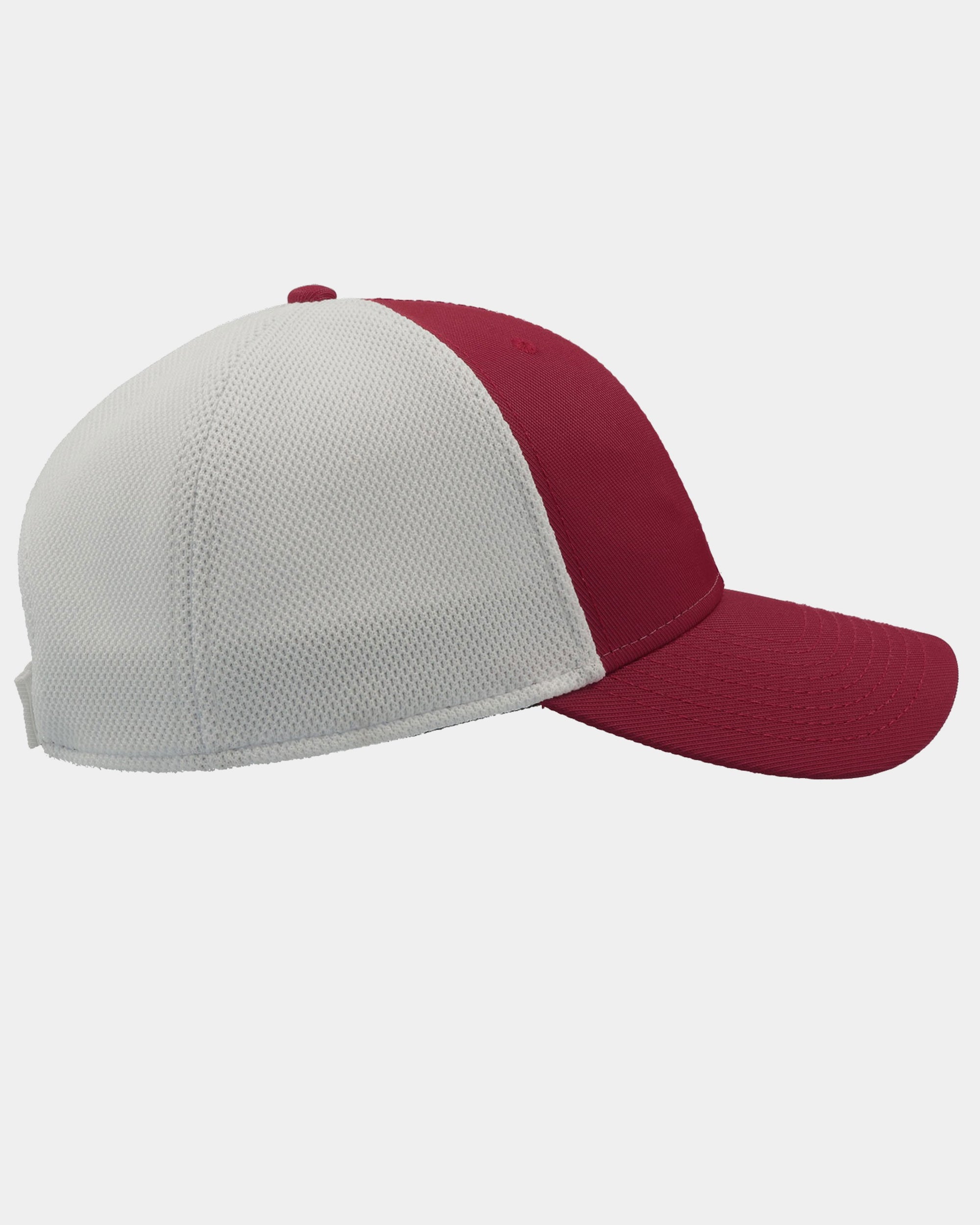 Diamond Pride Premium Contrast Strapback Cap, weiss-weinrot-DIAMOND PRIDE