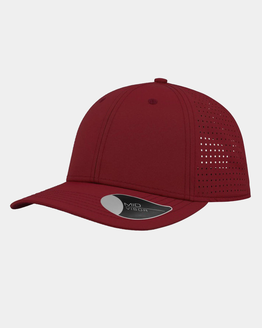 Diamond Pride Premium Light Curved Snapback Cap, maroon rot-DIAMOND PRIDE