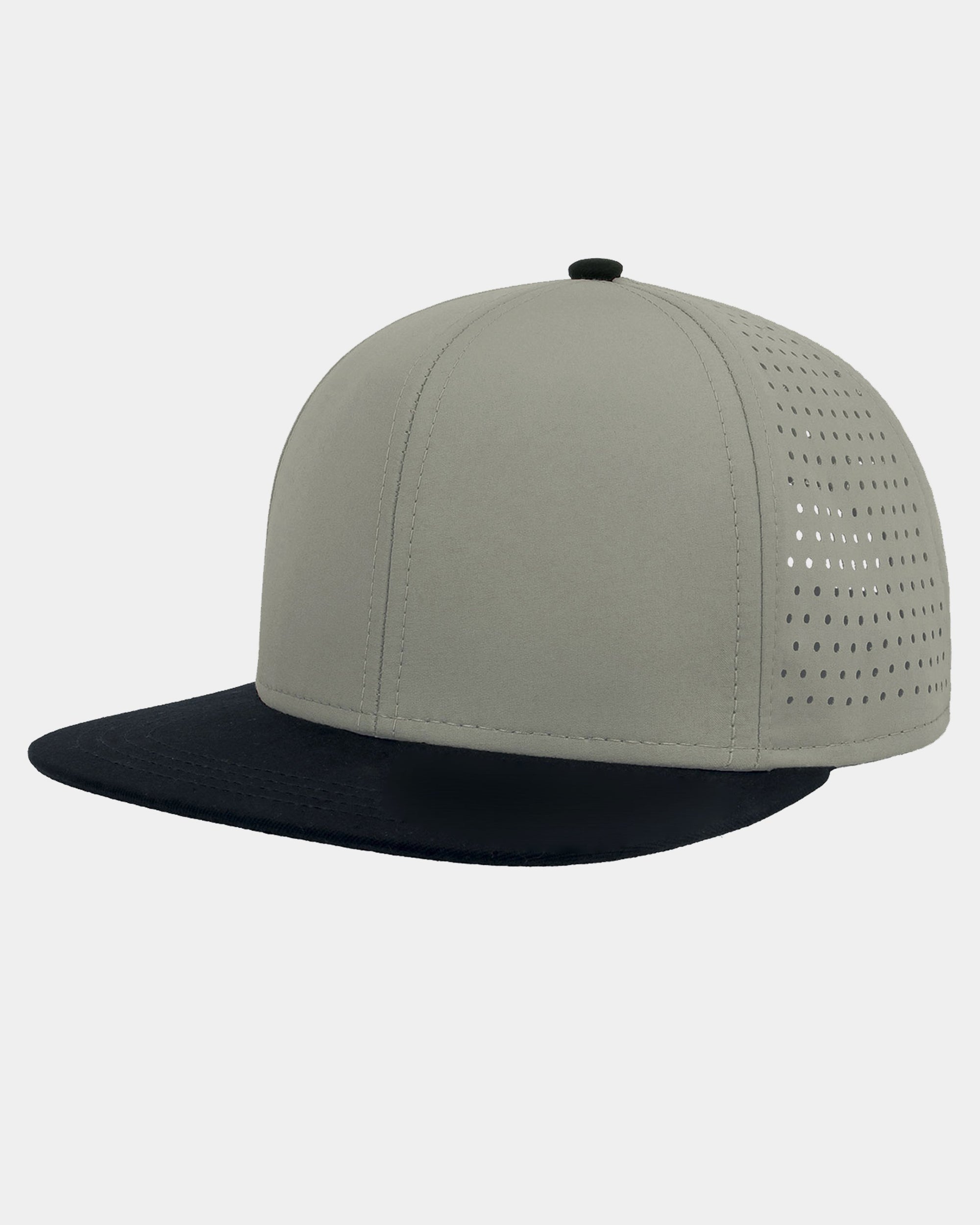 Diamond Pride Premium Light Snapback Cap, hellgrau-schwarz-DIAMOND PRIDE