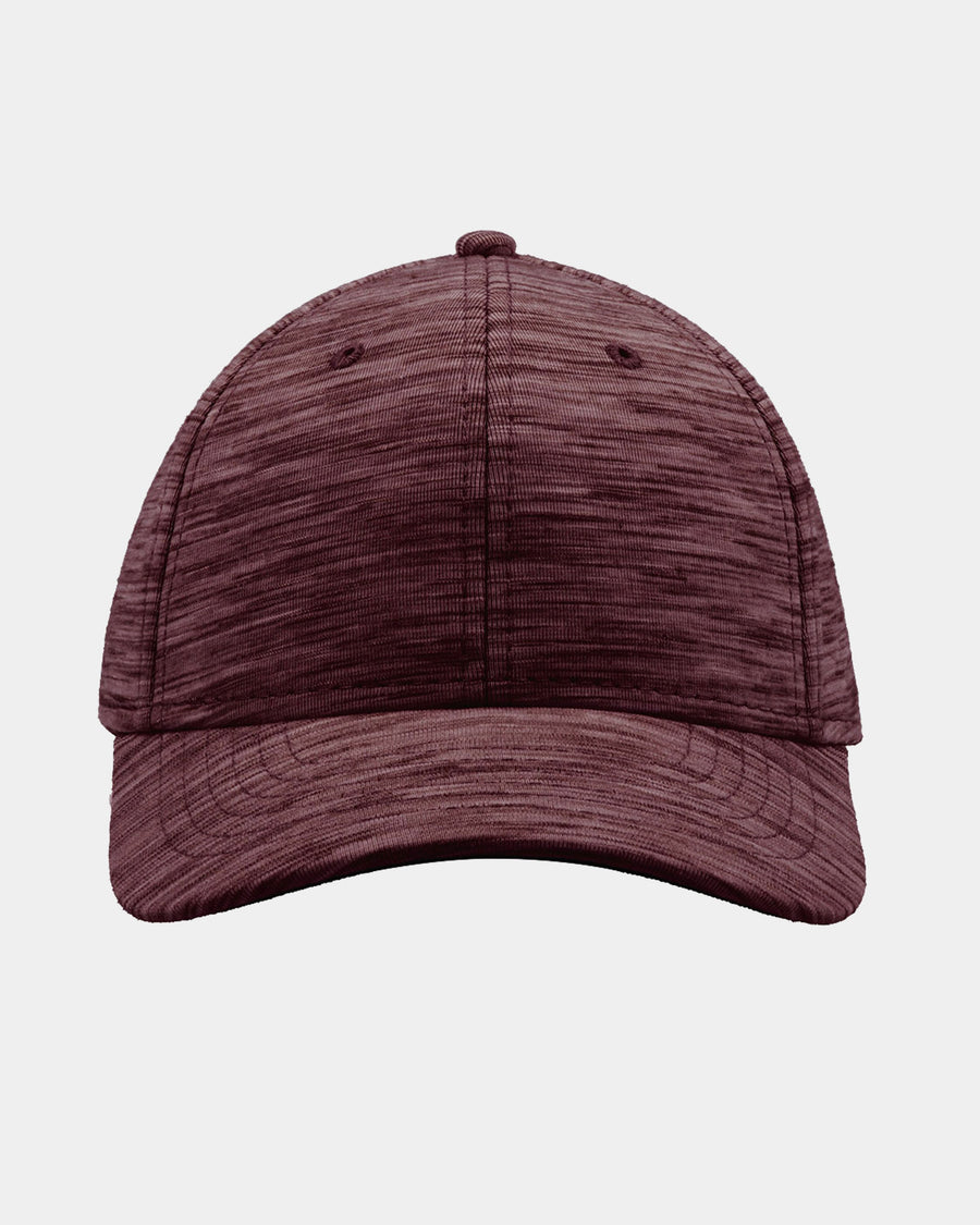 Diamond Pride Streaked Heather Curved Snapback Cap, heather-maroon rot-DIAMOND PRIDE
