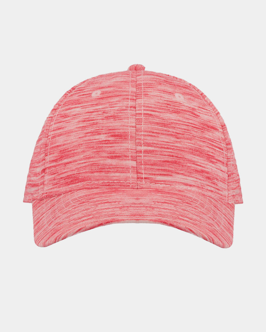 Diamond Pride Streaked Heather Curved Snapback Cap, heather-rot-DIAMOND PRIDE