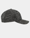 Diamond Pride Streaked Heather Curved Snapback Cap, heather-schwarz-DIAMOND PRIDE