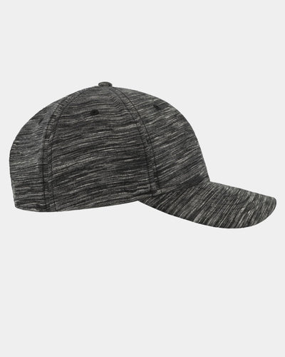 Diamond Pride Streaked Heather Curved Snapback Cap, heather-schwarz-DIAMOND PRIDE