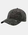 Diamond Pride Streaked Heather Curved Snapback Cap, heather-schwarz-DIAMOND PRIDE