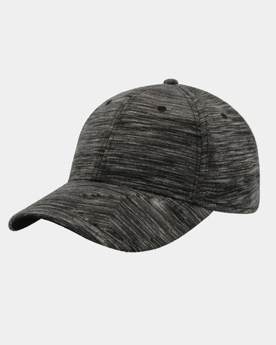 Diamond Pride Streaked Heather Curved Snapback Cap, heather-schwarz-DIAMOND PRIDE