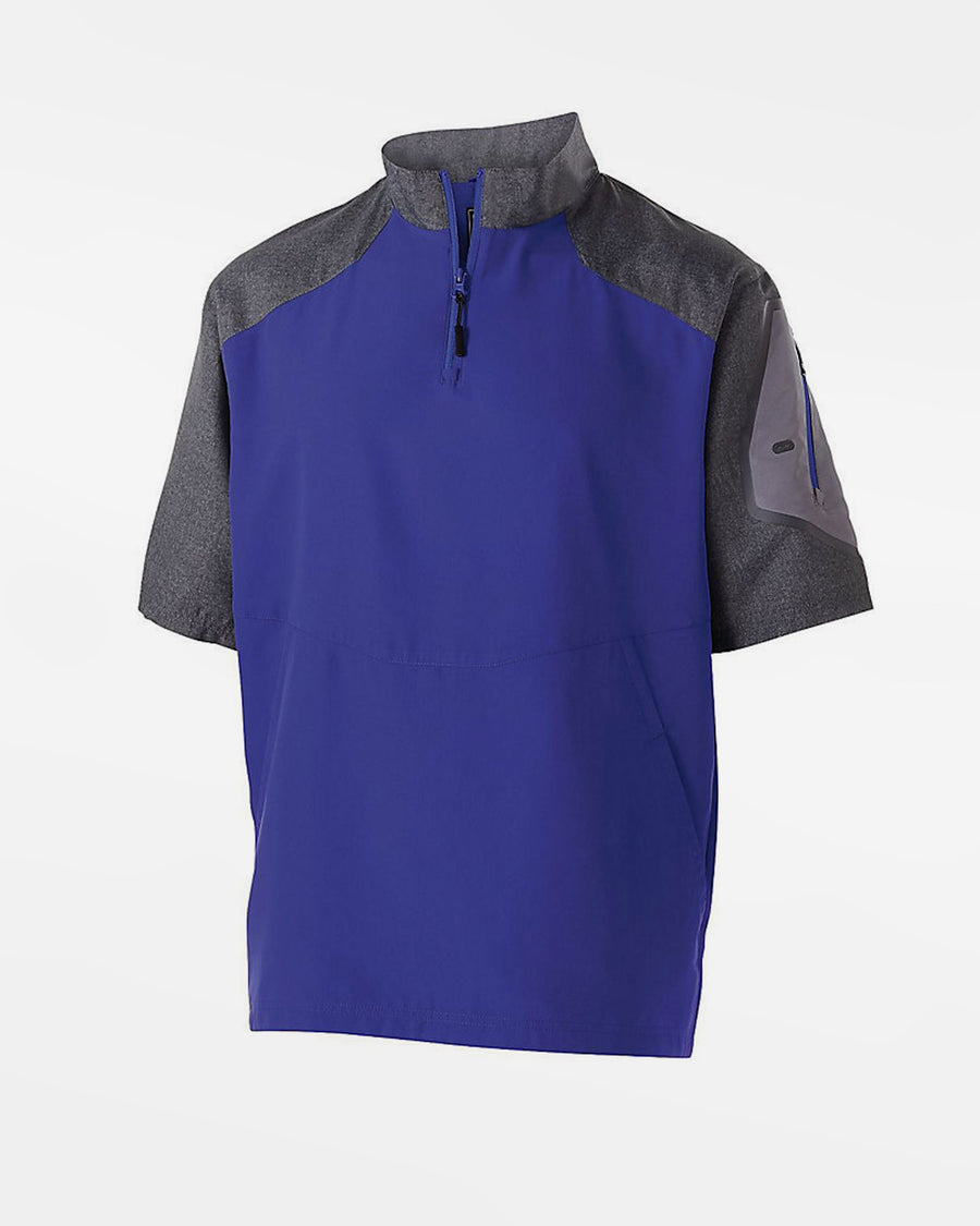 Holloway Raider Warmup Pullover, purple-grau-DIAMOND PRIDE