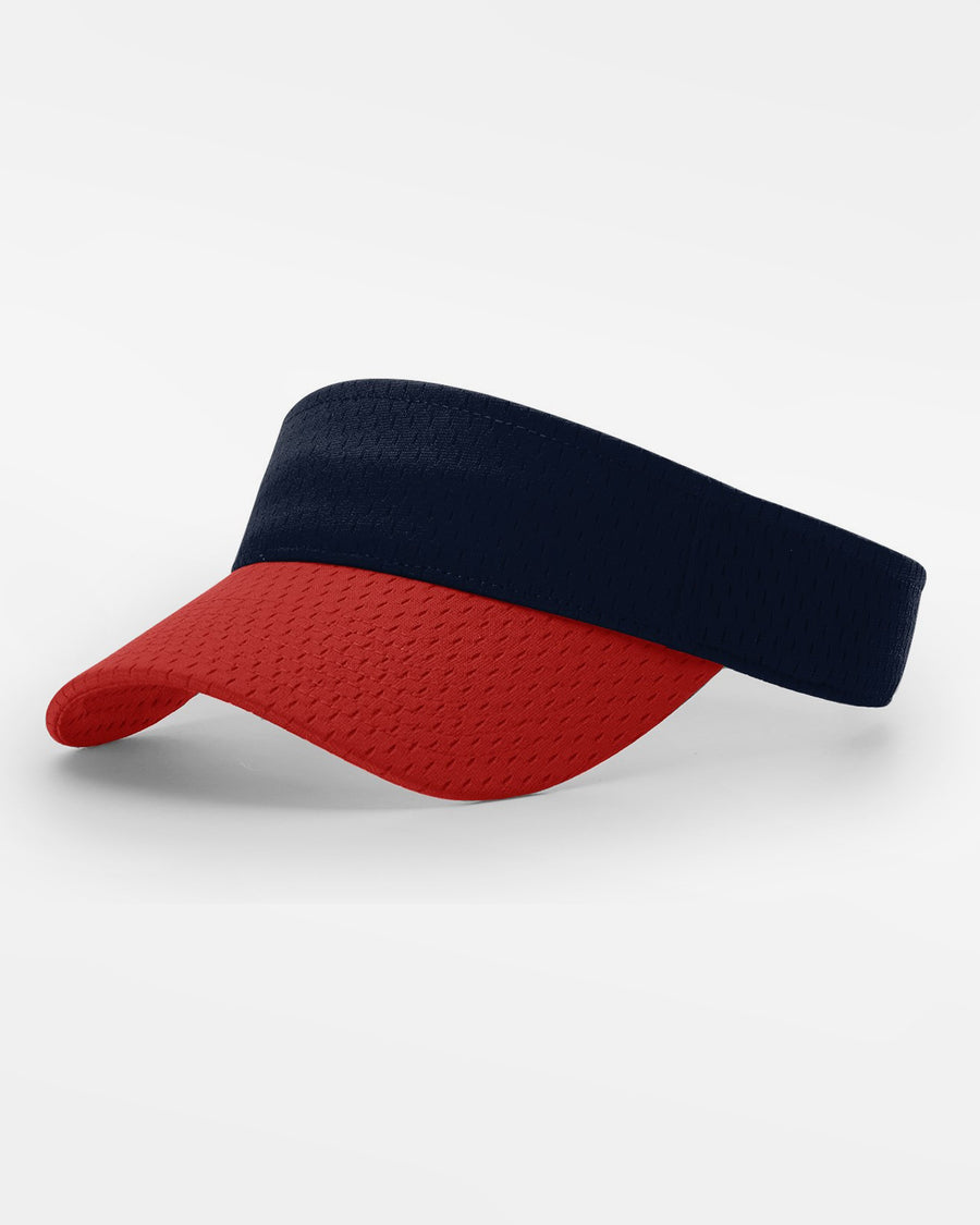 Richardson Mesh Visor, navy blau-rot-DIAMOND PRIDE