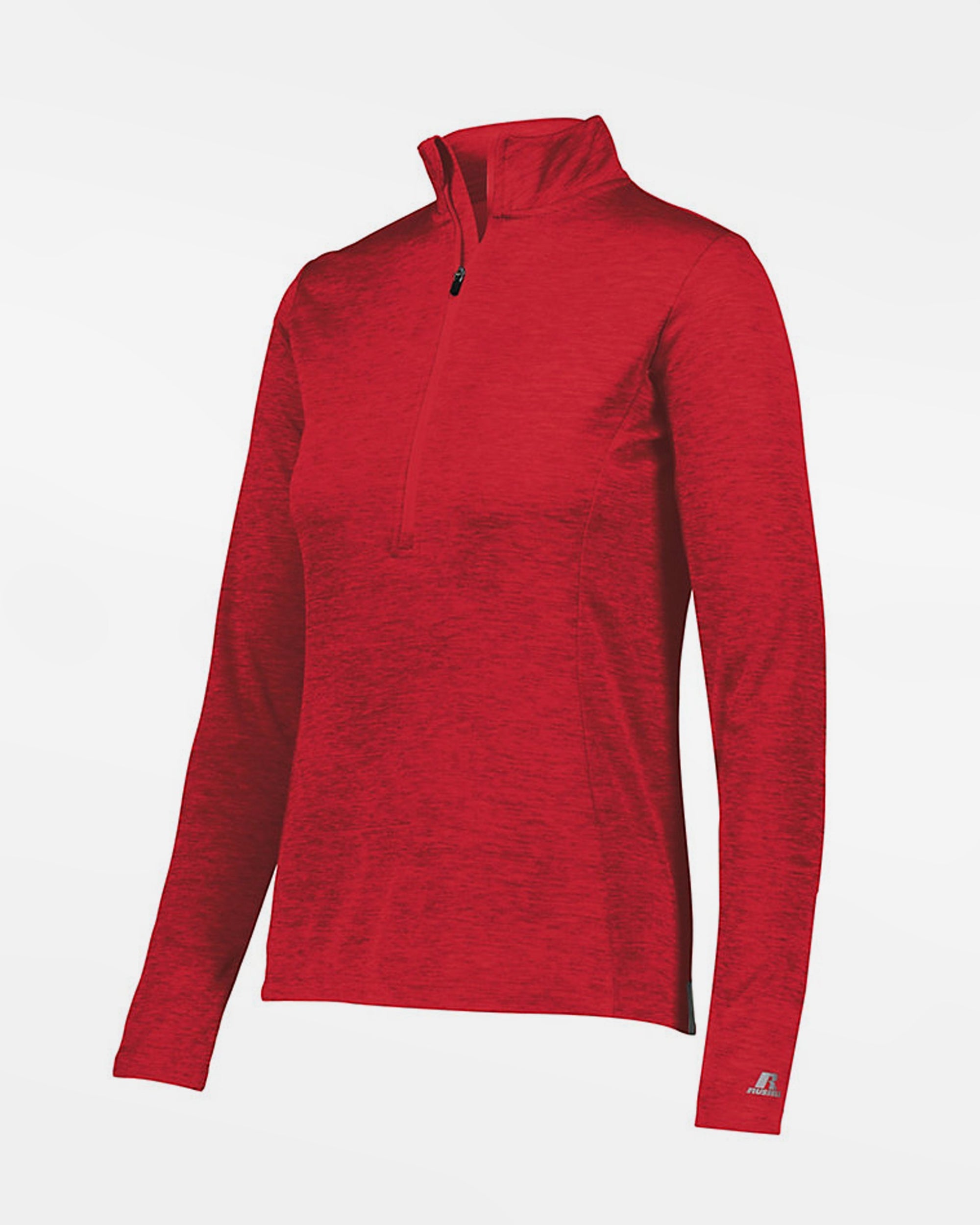 Russell Athletic Dri-Power Ladies Lightweight 1/4-Zip Pullover, heather rot-DIAMOND PRIDE