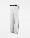 Russell Athletic Kids Piped Baseball Pant "Open Bottom", Weiss/Navy Blau-DIAMOND PRIDE