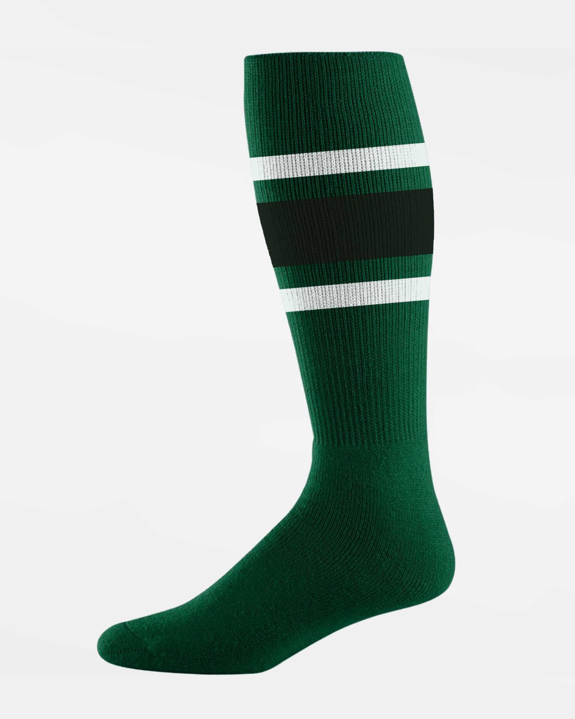 TCK Striped ProSocks, dunkelgrün-schwarz-weiss-DIAMOND PRIDE