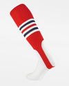 TCK Striped ProStirrup, rot-weiss-navy blau-DIAMOND PRIDE