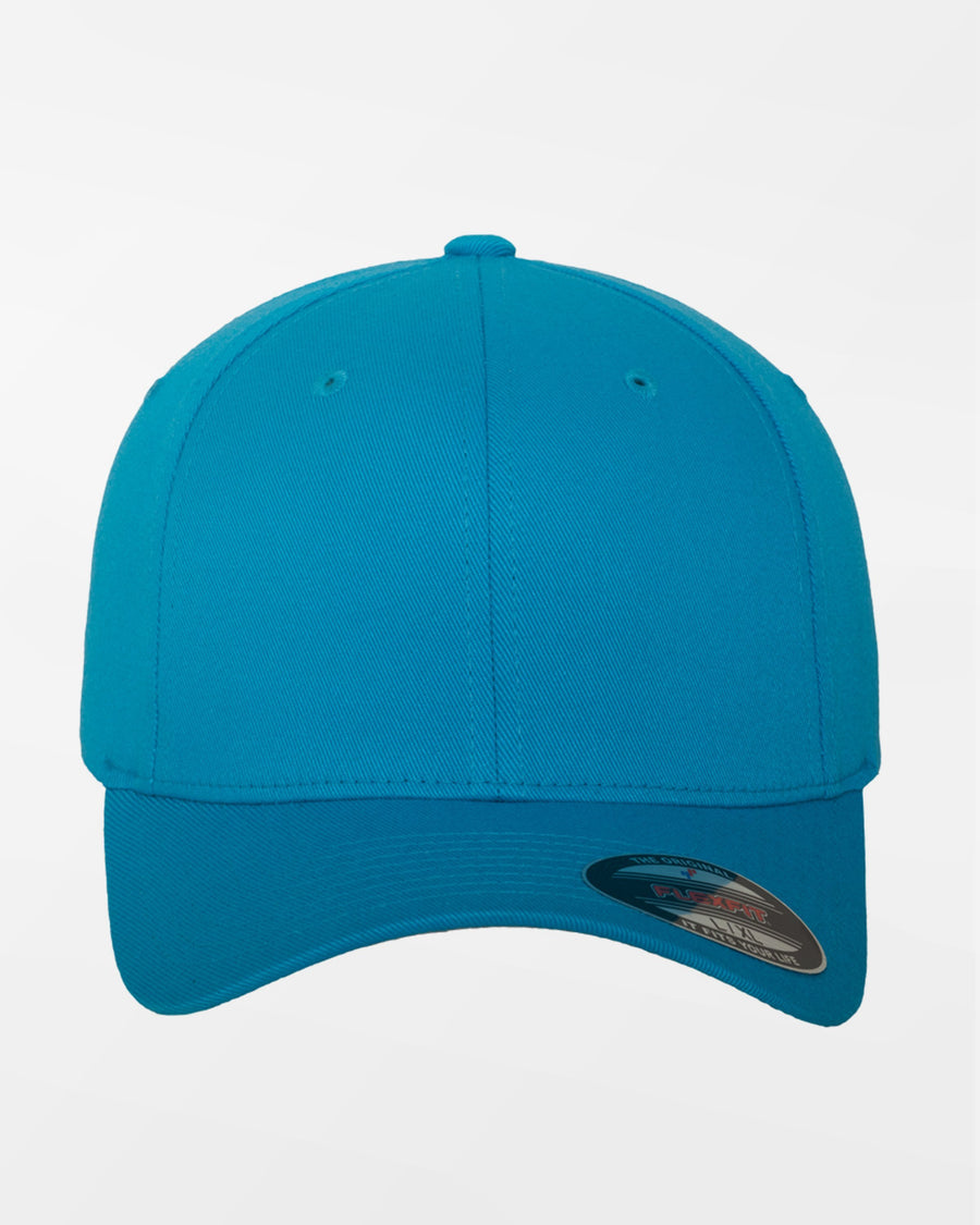 Yupoong Flexfit Combed Wool Cap, teal blau-DIAMOND PRIDE