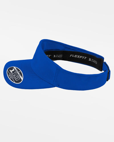 Yupoong Flexfit Functional Visor, royal blau-DIAMOND PRIDE