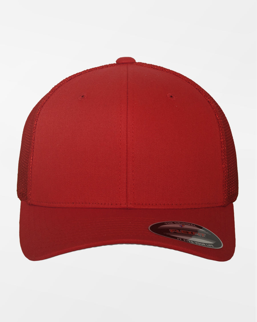 Yupoong Flexfit Mesh Trucker Cap, rot-DIAMOND PRIDE