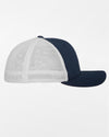 Yupoong Flexfit Mesh Trucker Cap, weiss-navy blau-DIAMOND PRIDE