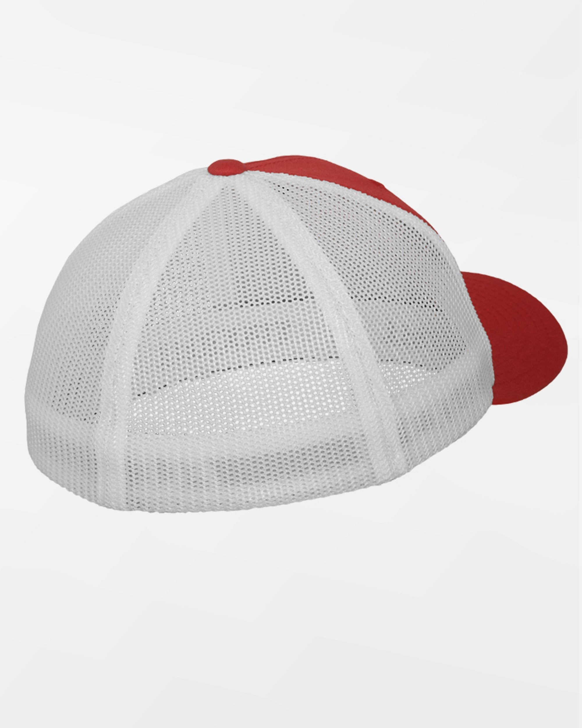 Yupoong Flexfit Mesh Trucker Cap, weiss-rot-DIAMOND PRIDE